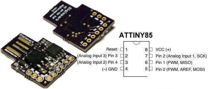 Digispark Rev.3 Attiny85 USB compitible with Arduino