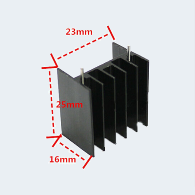 Heatsink for big transistor 25x23x16 mm