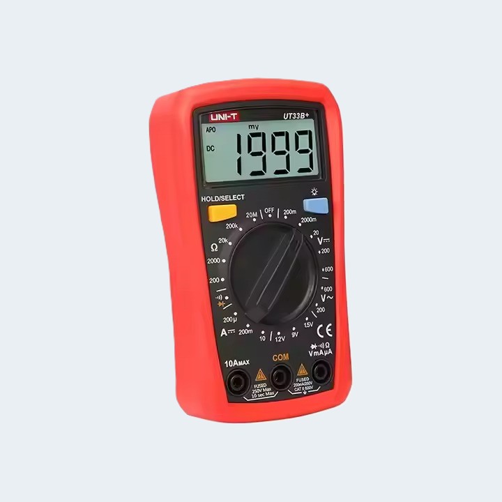 UNI-T Palm Size Multimeter UT33C+ Avo Meter (3) UNI-T UT33C+ ملتيميتر رقمي بحجم الكف