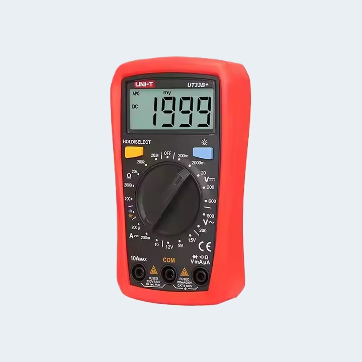 UNI-T Palm Size Multimeter UT33C+ Avo Meter (4) UNI-T UT33C+ ملتيميتر رقمي بحجم الكف