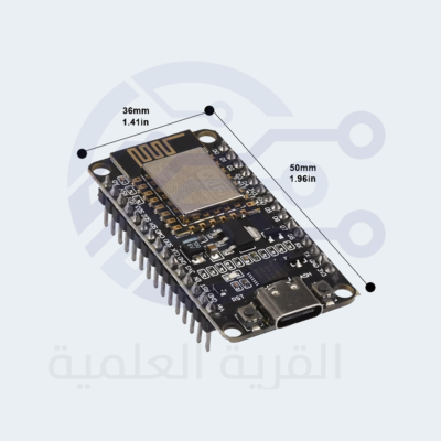 NodeMcu Lua wifi ESP8266 ESP-12E Type C dimension