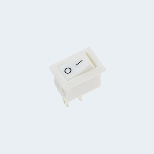 Switch on/off Mina Small-rectangle shape-3A KCD11 rocker switch White