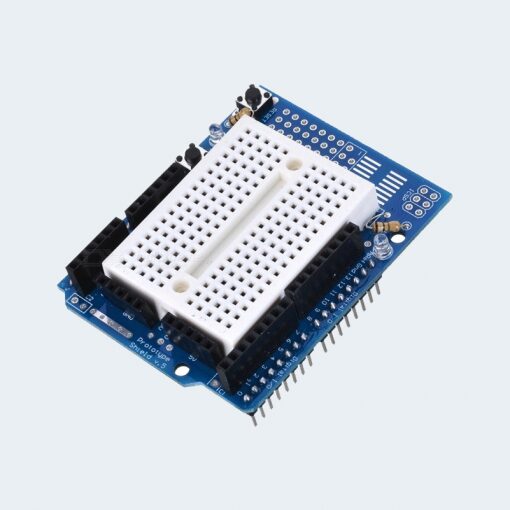 Arduino Prototype Shield with Mini Breadboard