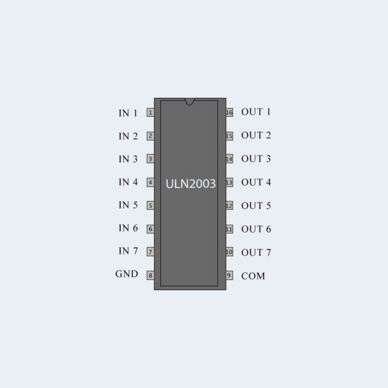 thumbnail image 2 of Darlington Transistor Array IC ULN2003A,harga Rendah Darlington 2 of 12