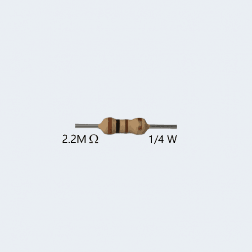 Resistor 2.2M Ohm 1/4W