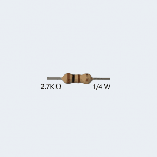 Resistor 2.7K Ohm 1/4W