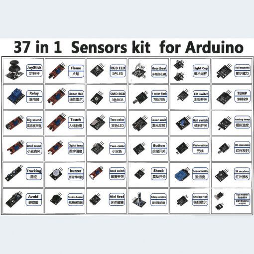 حقيبة حساسات بها 37 حساس مختلف  Sensors Kit