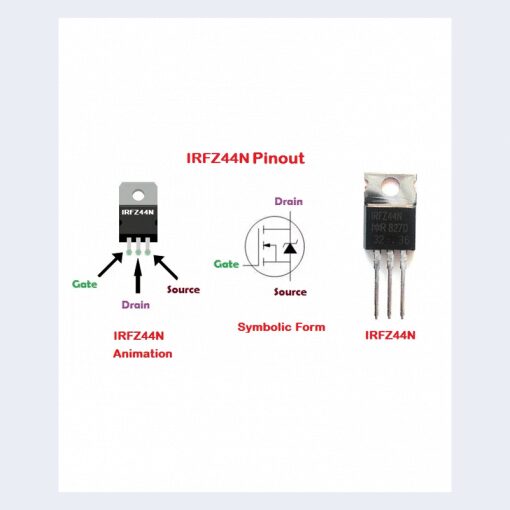 IRFZ44N MOSFET Transistor N-channel 49A 55V