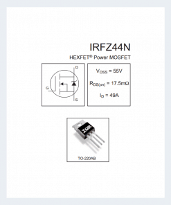 IRFZ44N MOSFET Transistor N-channel 49A 55V
