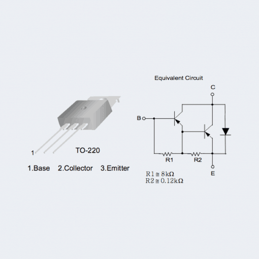 TIP127 PNP Transistor 5A 100V Darlington