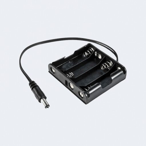 Battery holder 4 AA to power plug