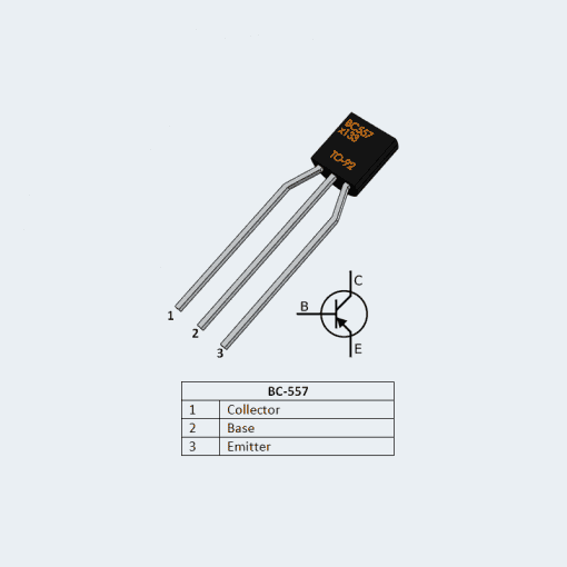 BC557 PNP Transistor BJT