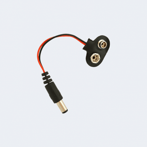 Snap Connector with Power Plug for 9v battery