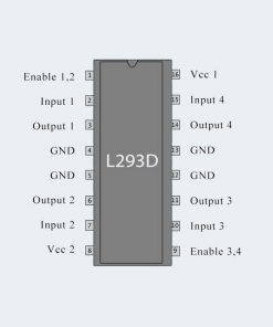 L293D IC motor drive IC Dual H-bridge