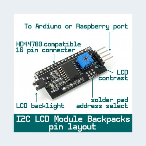 Serial I2C LCD Display Adapter module