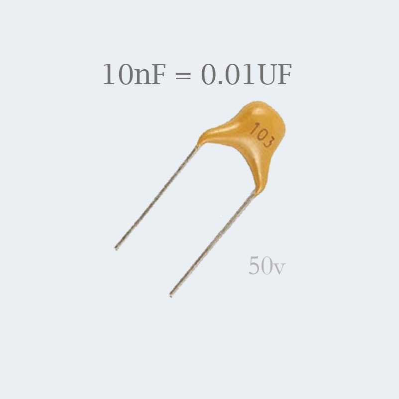 Etqan.sa السعوديةاتقان اشتري Ceramic Capacitor 10 Nano Farad 10nf (103)