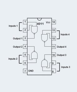 CD4011 Quad NAND Gate 2 Input 4011