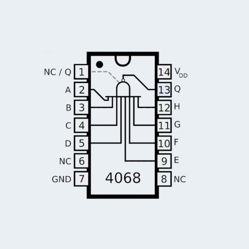 CD4068 IC 8-Input NAND/AND Gate 4068