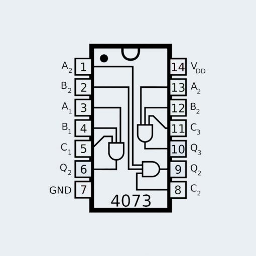 CD4073 Triple 3-INPUT AND Gate 4073