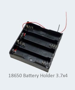 Four 3.7v 18650 Battery Holder