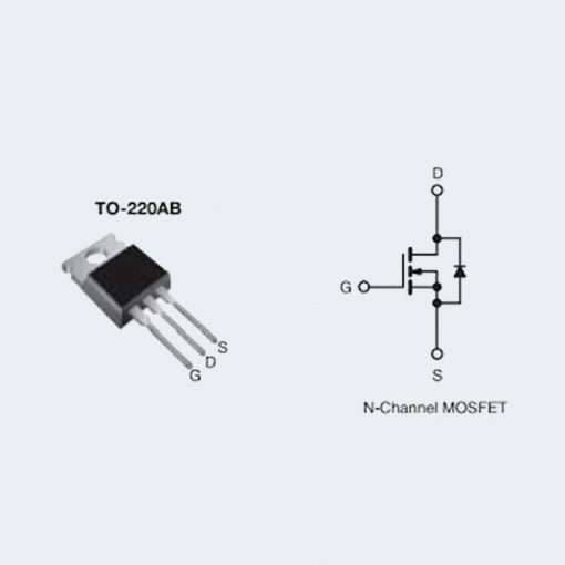 IRF840 N-Channel MOSFET Transistor 8A