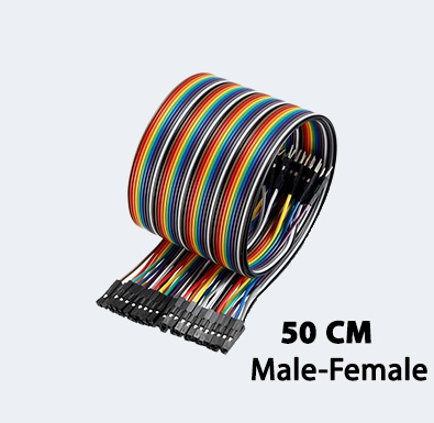 50cm male-female wires اسلاك ميل فيميل نصف متر