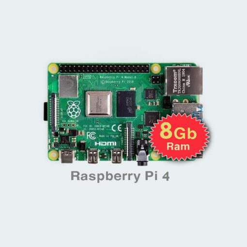 Raspberry Pi 4 Board- 8Gb Ram