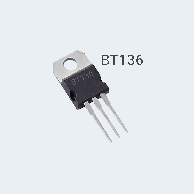 10x BT136-600D TRIAC - Sensitive Gate 600V 4A TO220AB - MTX-IC