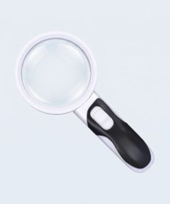 35x handheld magnifying glass with LED light عدسة مكبرة 35 مرة