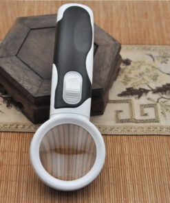 35x handheld magnifying glass with LED light