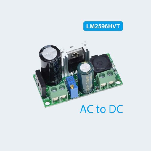 AC to DC step-down module lm2596hvt adjustable regulated output dc  max- input 30v