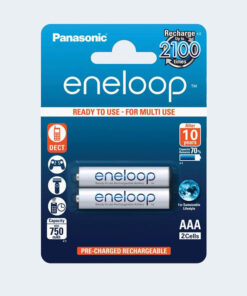 بطارية قابلة للشحن Rechargeable Battery AAA -Panasonic eneloop AAA1900mAh 2pcs