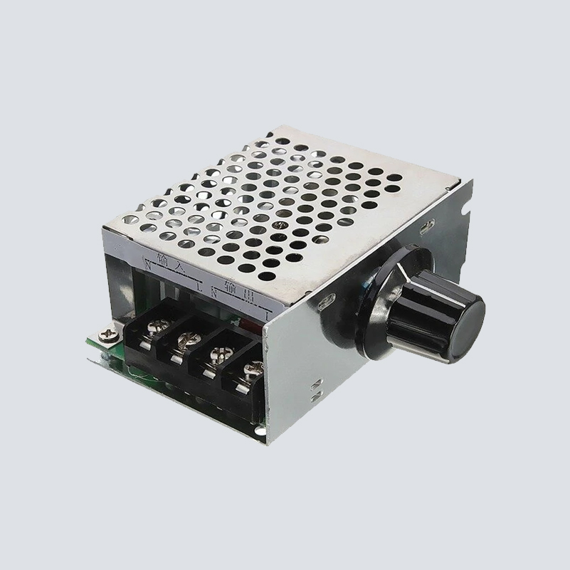 متجر القرية  AC Motor Speed controller 220v /4000 WATT /input  AC voltage regulator dimmer اشتري