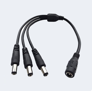 converter cable for power adapter 1 in 3 out 1×3
