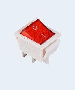 switch ON-OFF DPST ROCKER SWITCH 16A 250V- 4PIN- RED