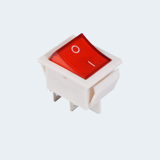 switch ON-OFF DPST ROCKER SWITCH 16A 250V- 4PIN- RED