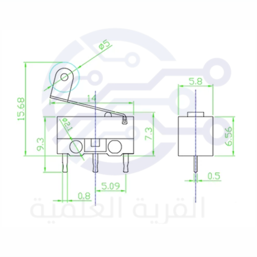 Micro Limit Switch FOR PCB D62-04-06
