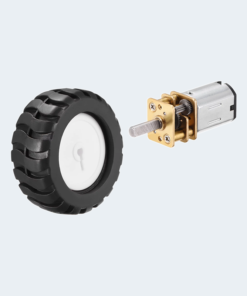 N20 Gear Motor 6V with Rubber Tire