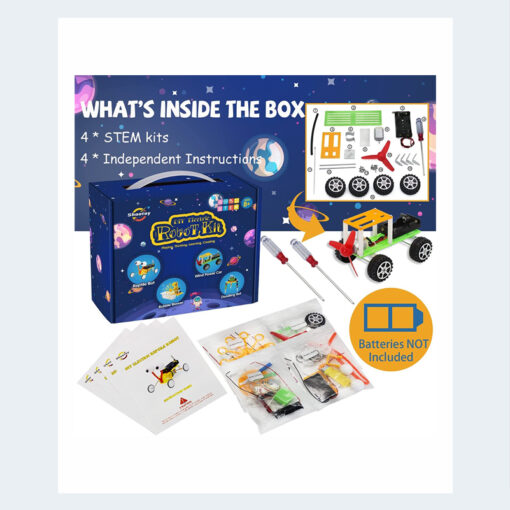 Science Kit for Kids – 4sets DIY Robotics