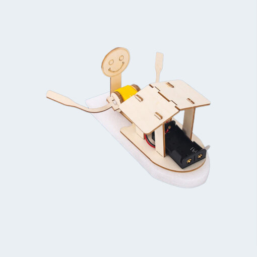 DIY electric awning boat لعبة اصنعها بنفسك قارب المظلة والتجديف