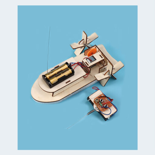DIY remote control yacht لعبة اصنع بنفسك سفينة بالريموت