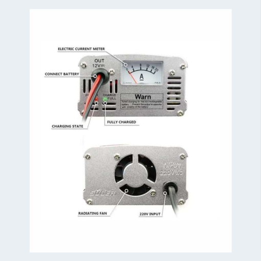 CHARGER BATTERY 12V 10A