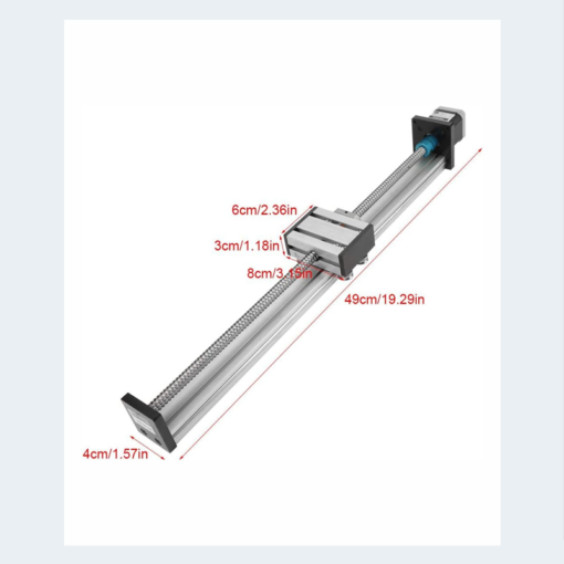 Linear Guide Axis 40cm Actuator with Stepper Motor