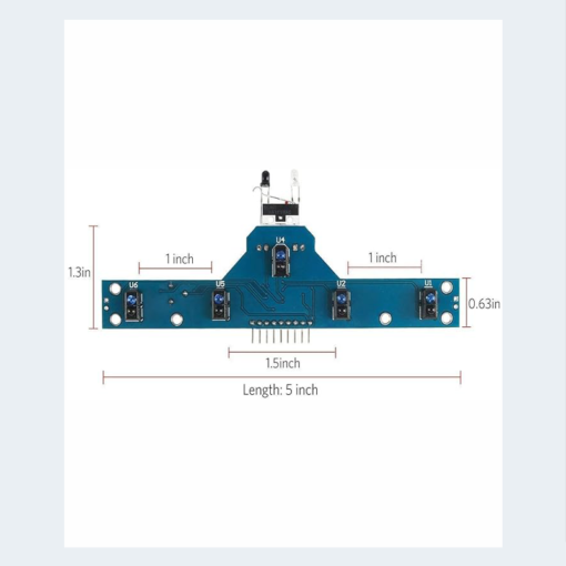 Five Channel IR Infrared Photoelectric Obstacle Avoidance Sensor Module