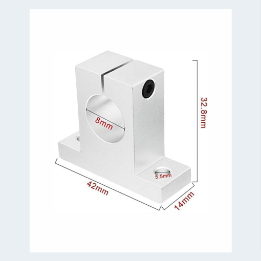 Linear motion axis support Seat SK8 Sliding bearing unit support SH8A