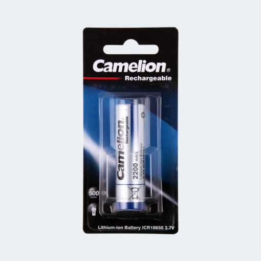 Battery 3.7V Rechargeable 18650 Camelion 2600MH .