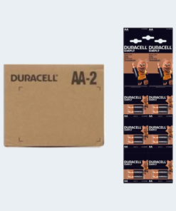 Duracell Original AA 1.5V Alkaline Battery 12AA Cells x 10 Packs =120AA Cells