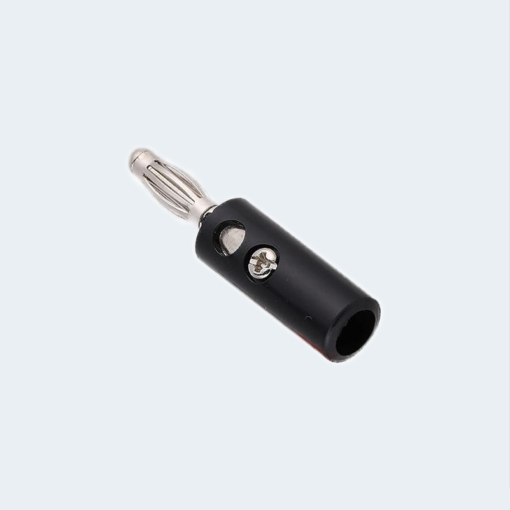 banana male connector 4mm banana plug lantern type -Male connector – black