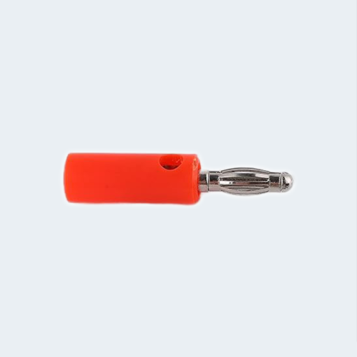 banana male connector 4mm banana plug lantern type -Male connector – red
