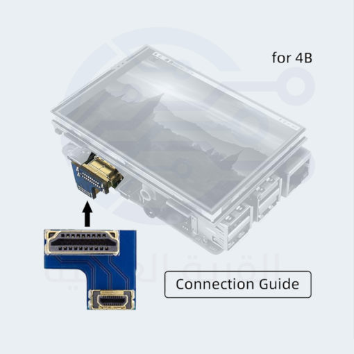 HDMI adapter connector for raspberry pi 4 and LCD